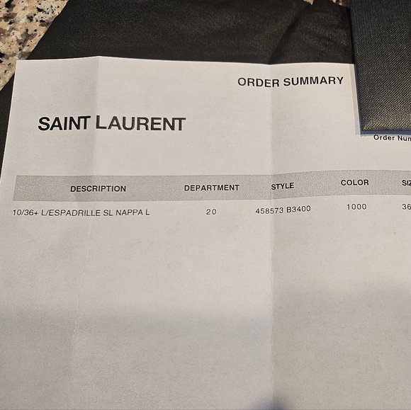 YSL Lambskin Espadrilles-Full Inclusion!🔥 - Picture 6 of 13